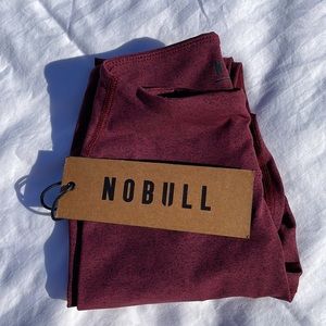 NWT NoBull Project Mid-Rise Tights in Wine Heather Size XS